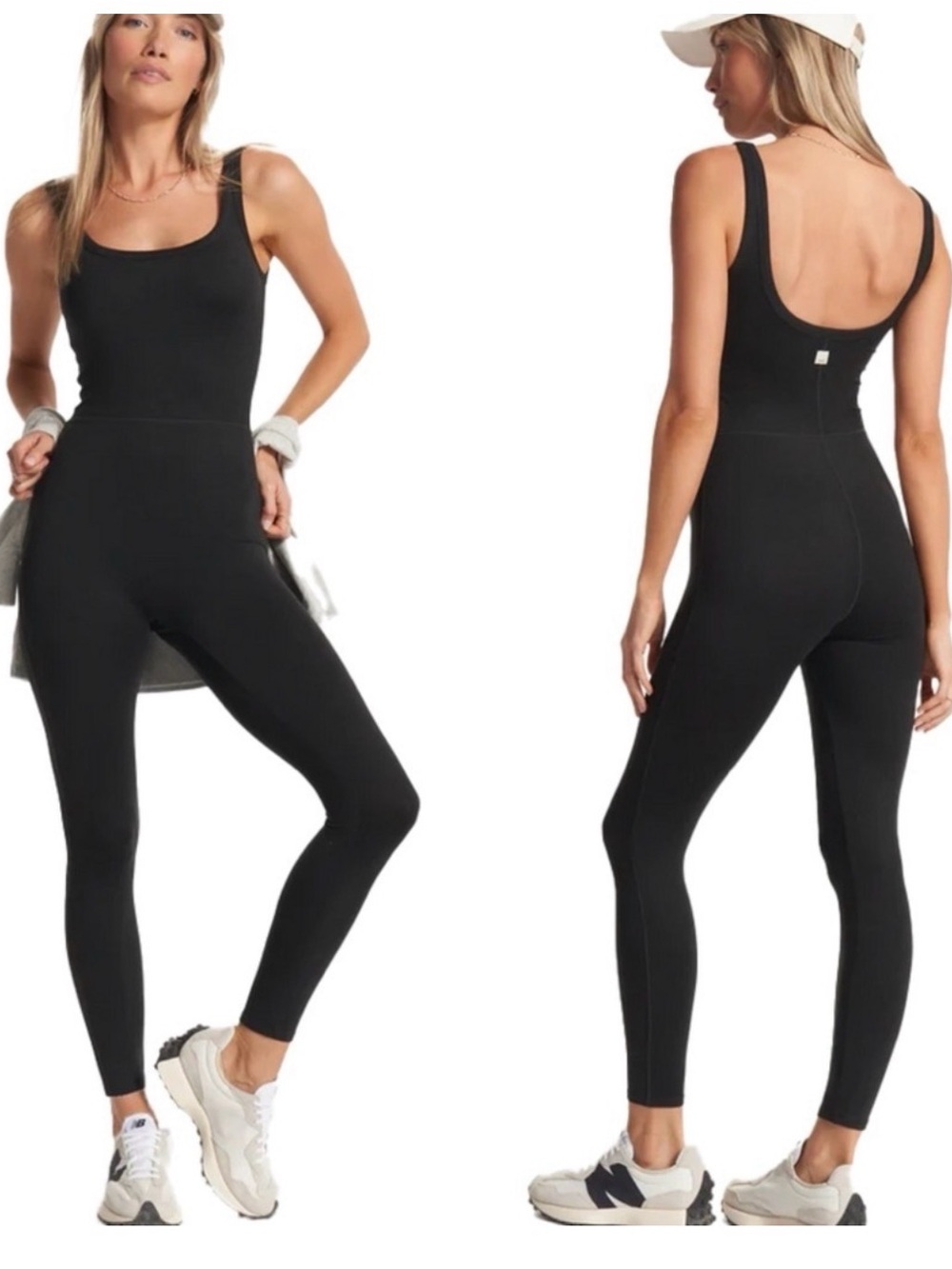 Vuori- *Brand New* Size XS Halo Essential Jumpsuit Black Heather